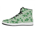 Christmas Floral High Top Leather Sneakers