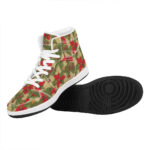 Christmas High Top Leather Sneakers for festival