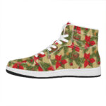 Christmas High Top Leather Sneakers for festival