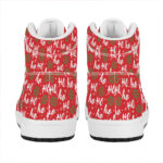 New Christmas High Top Leather Sneakers