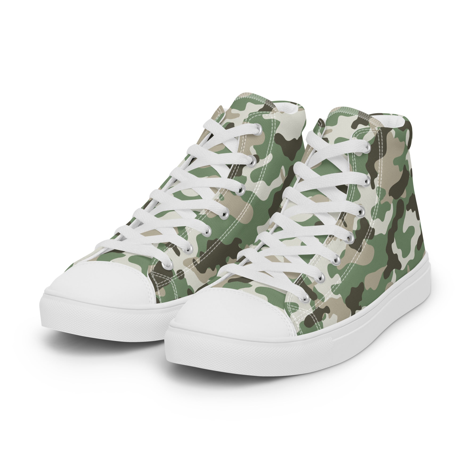 Men’s Camouflage High-Top Canvas Sneakers – Durable & Comfortable Casual ShoesMen’s Camouflage High-Top Canvas Sneakers – Durable & Comfortable Casual Shoes