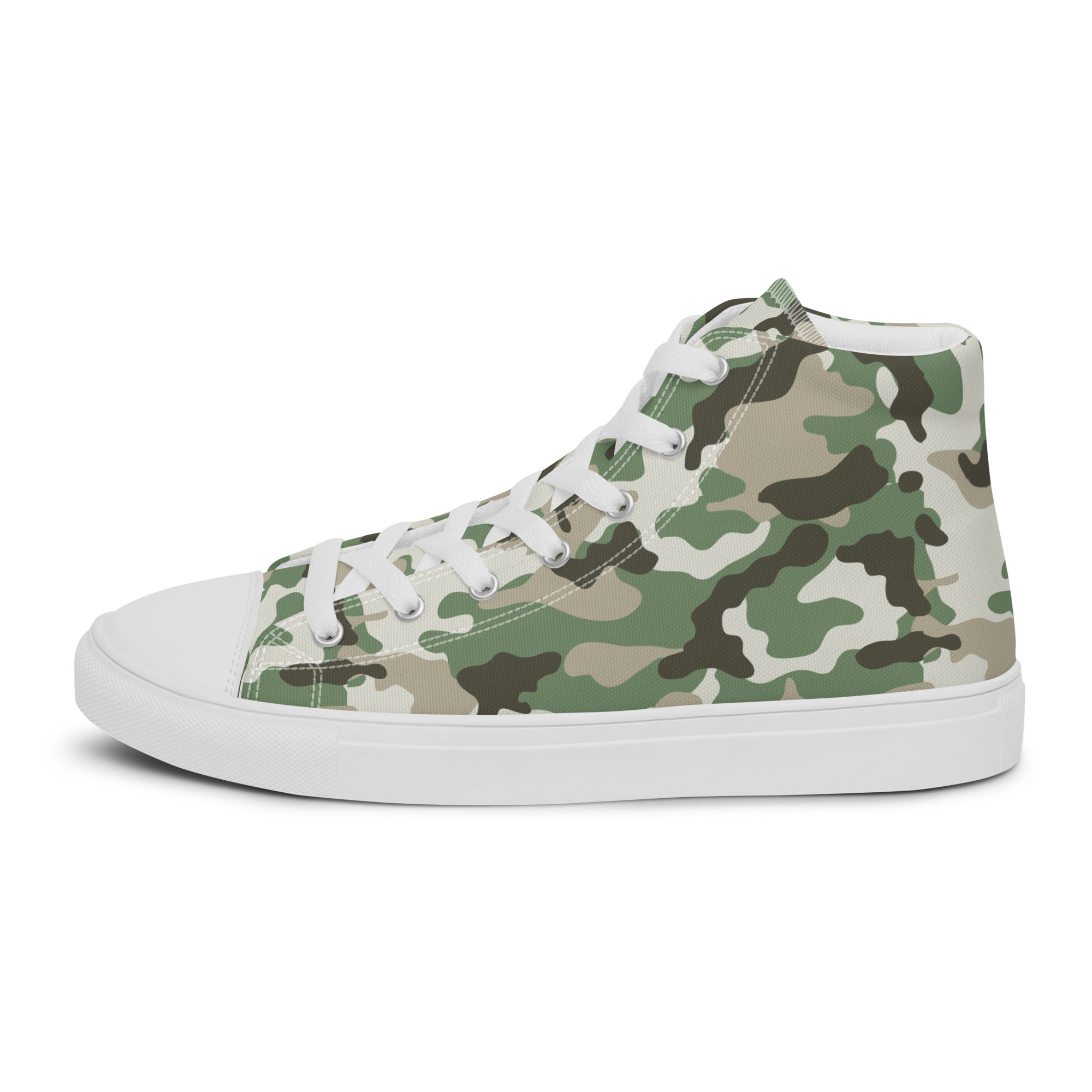 Men’s Camouflage High-Top Canvas Sneakers – Durable & Comfortable Casual ShoesMen’s Camouflage High-Top Canvas Sneakers – Durable & Comfortable Casual Shoes