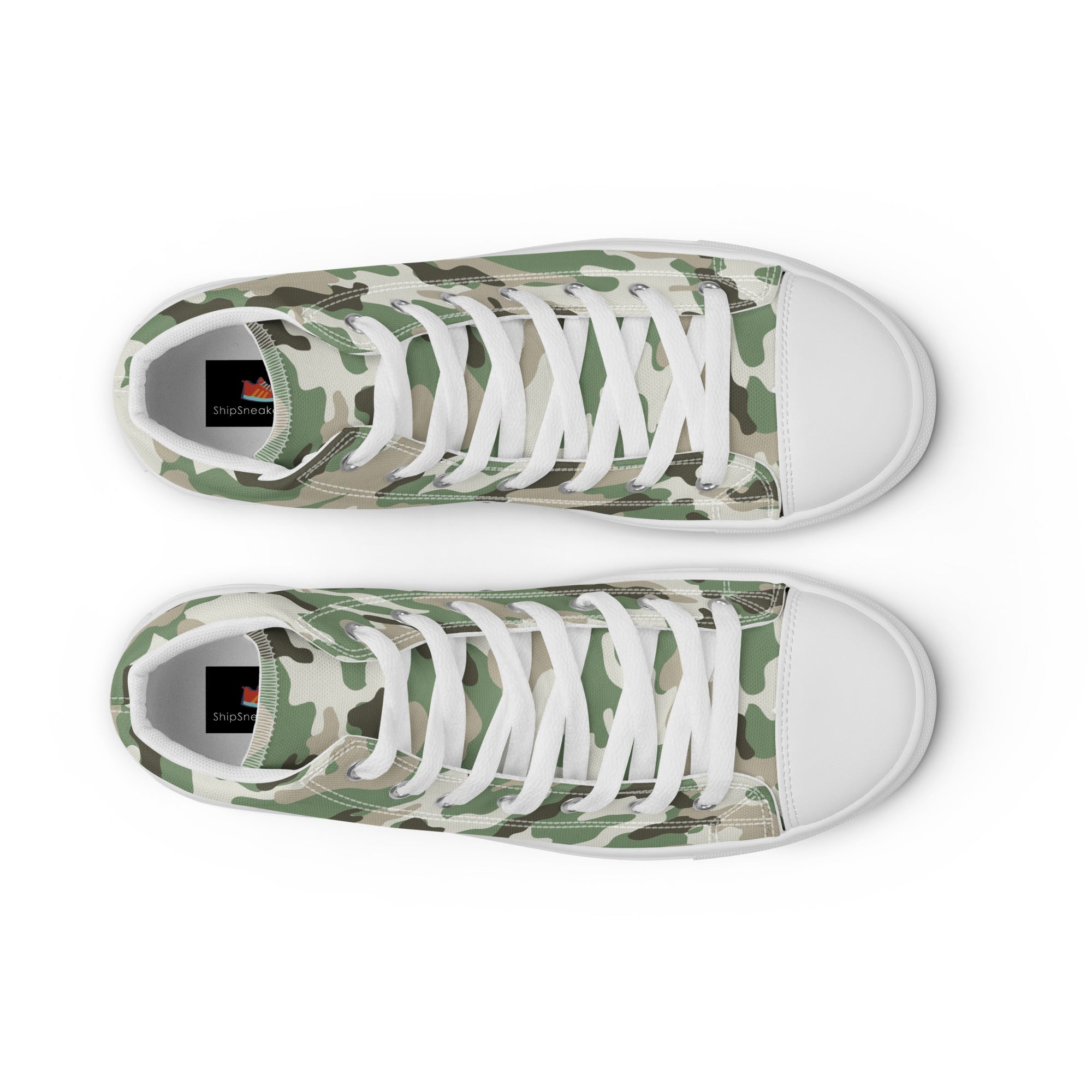 Men’s Camouflage High-Top Canvas Sneakers – Durable & Comfortable Casual ShoesMen’s Camouflage High-Top Canvas Sneakers – Durable & Comfortable Casual Shoes