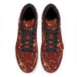 Festive Glimmer High Top Leather Sneakers