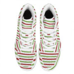 Festive High Top Leather Sneakers Trend for Christmas