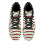 Festive High Top Leather Sneakers Trend for Christmas