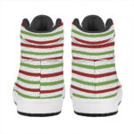 Festive High Top Leather Sneakers Trend for Christmas