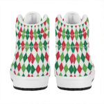 Festive High Top Leather Sneakers for Christmas Celebration