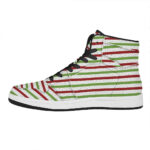 Festive High Top Leather Sneakers Trend for Christmas