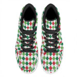 Festive High Top Leather Sneakers for Christmas Celebration