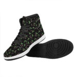 Festive Holiday High Top Leather Sneakers for Christmas