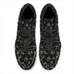 Festive Holiday High Top Leather Sneakers for Christmas