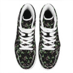 Festive Holiday High Top Leather Sneakers for Christmas