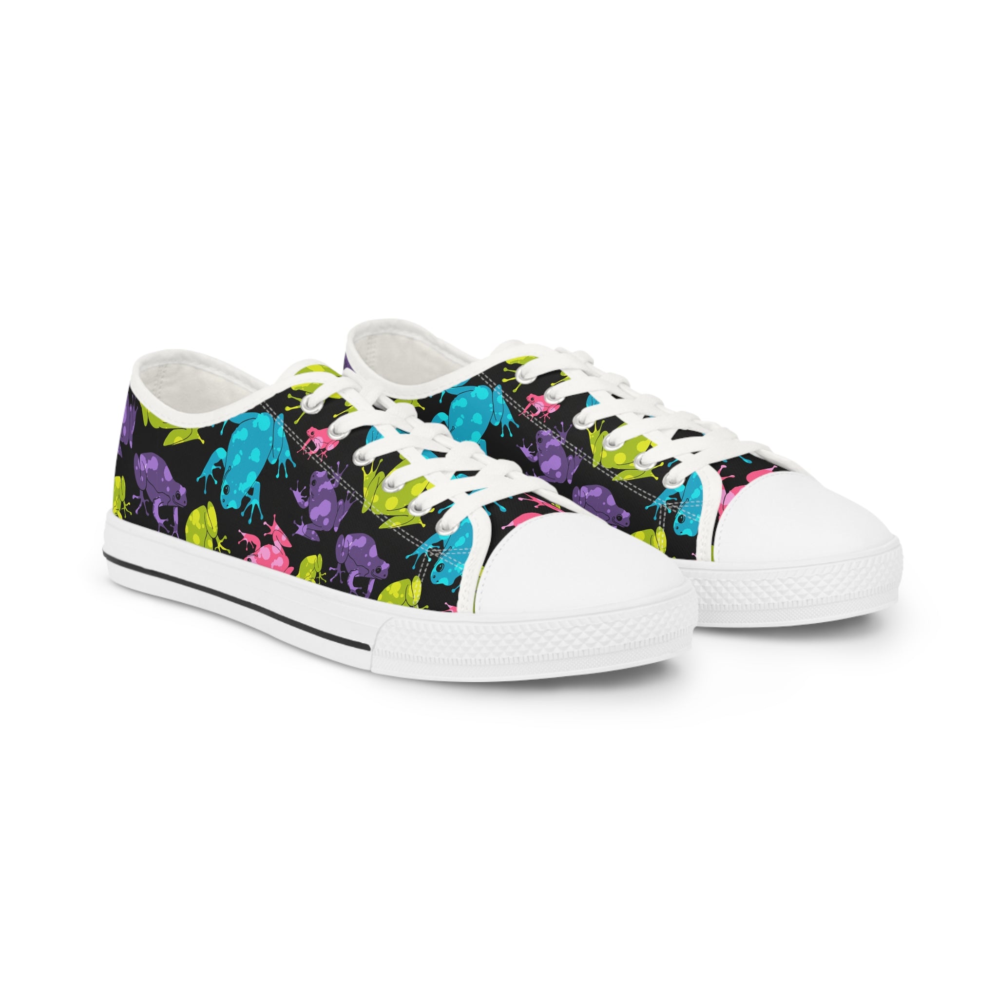 Mens Beetle Pattern Low Top Sneakers Vibrant Insect Design B8Abs