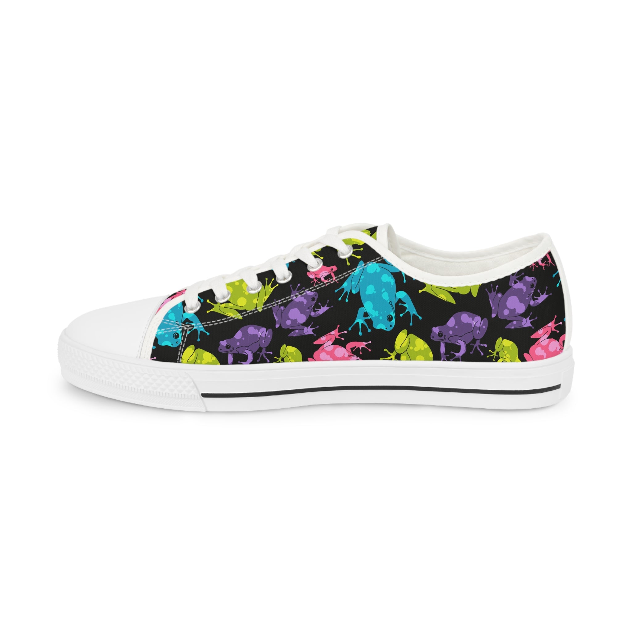 Men’s Beetle Pattern Low-Top Sneakers – Vibrant Insect Design