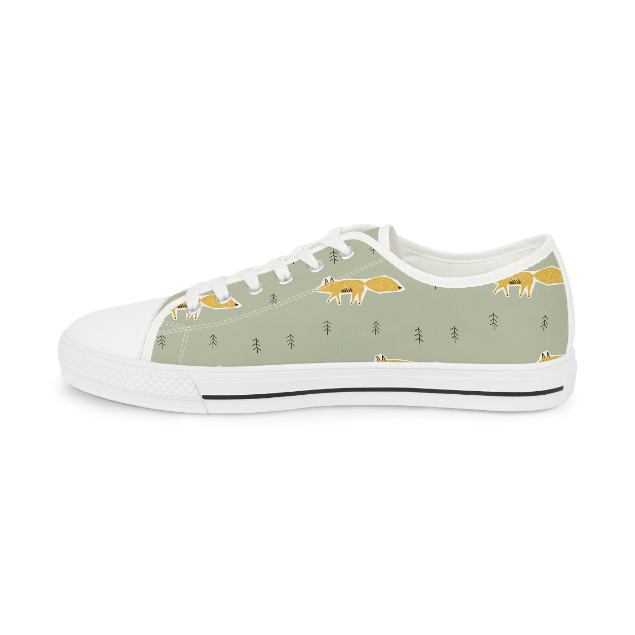 Men’s Seal Pattern Low-Top Sneakers – Playful Marine-Inspired Design